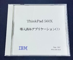 2YXS2305★現状品★IBM Think Pad 560X 導入済みアプリケーションCD