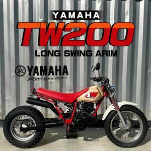 最高のヤレ感！最初期 赤フレーム！ ロンスイ スカチューン TW200 検: 225 FTR223 クラブマン グラストラッカー エストレヤ zxcv23220