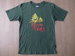 コロンビア HAPPY TREES X.C.O. Tシャツ XS グリーン系COLUMBIAハッピー ツリー 半袖 カットソー アウトドア キャンプ ハイキング 山ガール