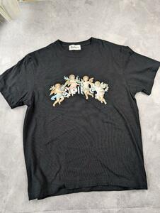 アンドエルシー &ellecy エンジェルTシャツ 天使　黒　ブラック　Mサイズ　ロイスクレヨン