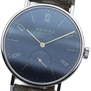 ノモス NOMOS TN1A1BL2 グラスヒュッテ タンジェント38 スモールセコンド 手巻き メンズ 内箱・保証書付き_847348