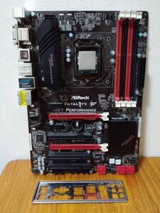 ★☆ ASRock FATAL1TY H87 PERFORMANCE＋Corei5-4570 LGA1150　ATXマザーボード　IOパネル有 BIOS確認 ☆★