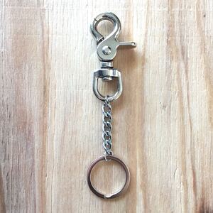 新品同様 BEAMS Silver Key Chain ビームス シルバー キーチェーン キーホルダー 喜平 EDC ACCESSORIES エブリデイキャリー アクセサリー