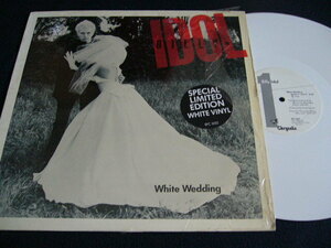 ★即決有★ステッカー付貴重盤★SPECIAL LIMITED EDITION WHITE VYNAL/カラー盤★BILLY IDOL「WHITE WEDDING」 ビリー・アイドル /EPC5002