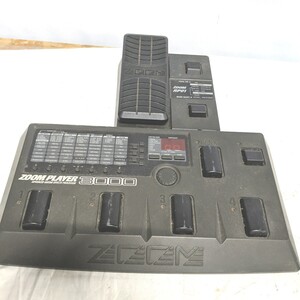 SKOS302 ▲　 ZOOM マルチエフェクター ZOOM PLAYER3000 & RP01 セット　現状品