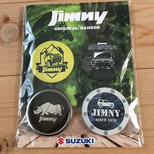 未開封品 SUZUKI スズキ JIMNY ジムニー オリジナル 缶バッジ ノベルティ 販促 非売品