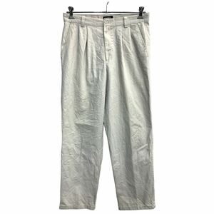 DOCKERS チノパン W33 ドッカーズ オフホワイト タックパンツ コットン 古着卸 アメリカ仕入 2403-826