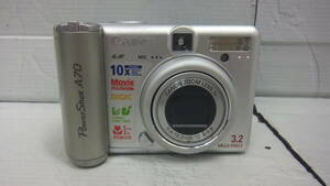 2241 動作未確認 Canon キャノン コンパクトデジタルカメラ PowerShot A70 デジカメ