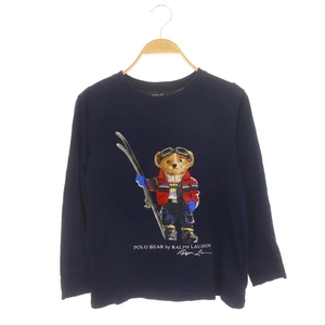 ポロ ラルフローレン POLO RALPH LAUREN ポロベア 長袖カットソー プルオーバー コットン 140 マルチカラー /YQ ■OS