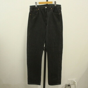 Z548 90sビンテージ Levi’s リーバイス 501 ブラックデニムパンツ USA製■1990年代製 表記34インチ 黒 Gパン ジーンズ 古着 古着卸 激安