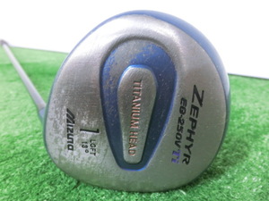 激安♪MIZUNO ミズノ ZEPHYR EG-250V Ti 1W ドライバー 13° /純正 シャフト TECHNO FLEX 1540 FLEX-L レディース G8400♪