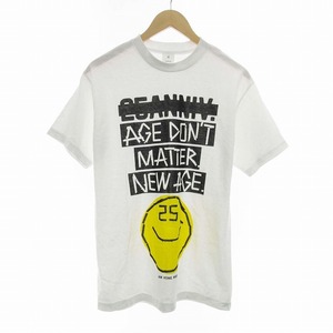 ジャムホームメイド JAM HOME MADE 25周年 25マーク スマイル Tシャツ カットソー 半袖 M 白 ホワイト /RO メンズ