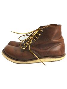 RED WING◆ブーツ/US10/BRW/レザー/9111/クラシックラウンド/ラフ&ラフ//