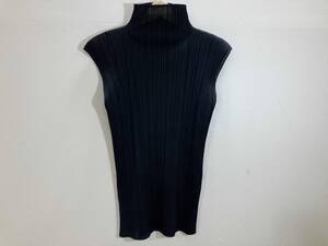 PLEATS PLEASE プリーツプリーズ ISSEY MIYAKE イッセイミヤケ PP04 JK603 ハイネックノースリーブプリーツ ブラック 3