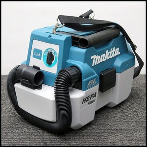 △M60) 美品 makita/マキタ 乾湿両用 充電式 集じん機 VC750D 18V 業務用/掃除/集塵機/吸塵/吸込み/木工/粉塵回収/吸引/本体のみ