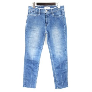 ロペ ROPE マドモアゼル × Healthy DENIM デニムパンツ ジーンズ 24 カットオフ インディゴ 241213E レディース