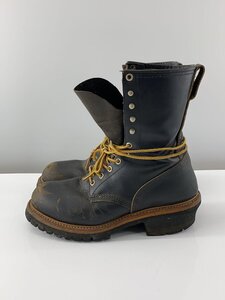 RED WING◆レースアップブーツ・ロガー/-/BLK