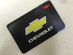 ★シボレー CHEVROLET★ロゴ アンチスリップマット 自動車 モバイル粘着強い すべり止め