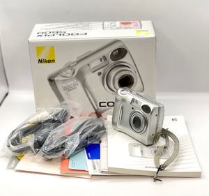 通電OK■Nikon ニコン COOLPIX E5600 クールピクス デジタルカメラ デジカメ コンパクトカメラ 箱付■兵庫県姫路市から d3 24-3511 