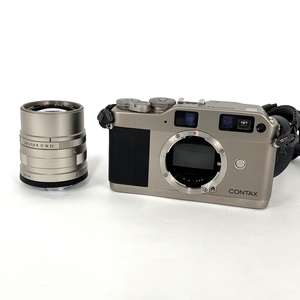 【動作保証】CONTAX G1 Carl Zeiss Sonnar 2.8/90 T レンズセット フィルム一眼レフ カメラ コンタックス 中古 Y8829038