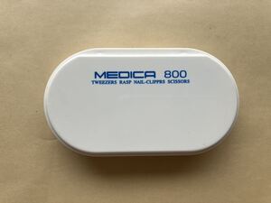 身だしなみセット MEDICA800 TWEEZERS RASP NAIL-CLPPRS SCISSORS 4点セット ハサミ　爪切り 毛抜き　爪ヤスリ