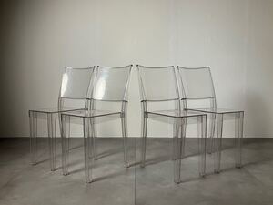 Kartell　LA MARIE　4脚セット Philippe Starck / カルテル ラマリー フィリップ・スタルク カッシーナ アクタス ポストモダン 椅子 