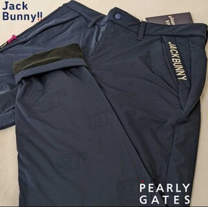 ★新品正規品 PEARLYGATES/ジャックバニー メンズ高周波ボンディングパンツ 5(L)　冬のゴルフに大活躍！！