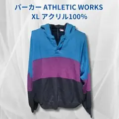 大きめ パーカー ATHLETIC WORKS XL アクリル100％