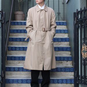 Aquascutum LONG Balmacaan COAT MADE IN CANADA/アクアスキュータムロングバルマカーンコート(ステンカラーコート)