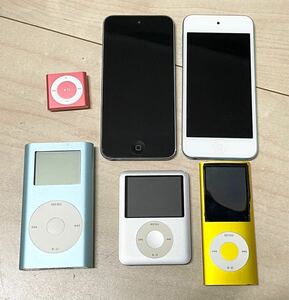 ジャンク　Apple iPod nano shuffle touch 等色々まとめ売り　計6点