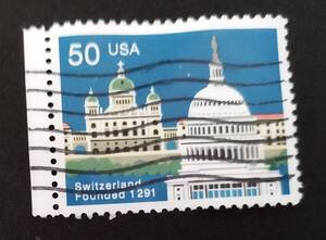 アメリカの切手　1991-02-22発行 Switzerland, 700th Anniversary