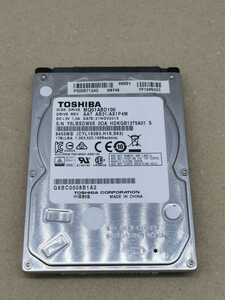 TOSHIBA MQ01ABD100 1.0TB HDD ジャンク扱い BIOS認識されました