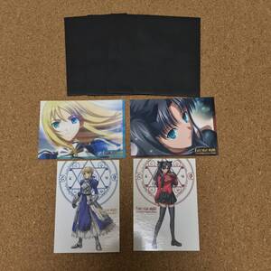 希少レア　新品　劇場版　Fate/stay night　UNLIMITED BLADE WORKS　UBW　スタジオディーン　入場特典カード　4種セット