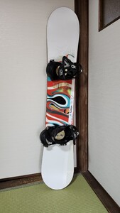 ★1円〜!★【中古】BURTON Custom セット 板 (158) + バインディング + ケース スノーボード バートン カスタム