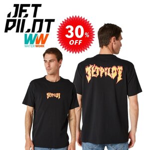 ジェットパイロット JETPILOT セール 30%オフ Tシャツ 送料無料 レイザー SS Tシャツ ブラック/イエロー M W22609