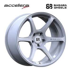 送料無料 アクセレラ BASARA WHEELS 9J-17 ±0 5H-114.3 (17インチ) 5H114.3 9J±0【2本セット 新品】