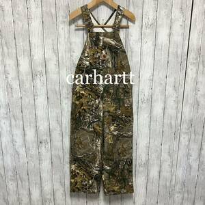 美品！carhartt リアルツリーカモオーバーオール！裏キルティング！