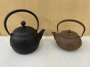 RM6385 南部鉄器 南部 盛栄堂？鉄瓶 茶道具 茶器 急須 1211