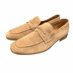 STEFANO ROSSI ステファノロッシ LOAFER ローファー スウェード 42 26.5 27cm ブラウン 茶 メンズ