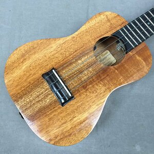 f145*120 【やや傷汚れ有】 Island Ukulele / SKL Soprano Koa Long Neck エレクトリック・ウクレレ Q54647 A7CRG053500