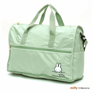 ミッフィー miffy 折りたたみボストンバッグ ミントフェイス Lサイズ バッグ