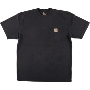 古着 カーハート Carhartt ORIGINAL FIT 半袖 ワンポイントロゴポケットTシャツ メンズM /eaa430783