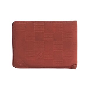 LOUIS VUITTON ルイ ヴィトン SP5102/N63162 札入れ ポルトフォイユ ミュルティプル ダミエアンフィニ レッド系 [240101282212] メンズ