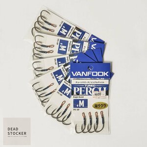 【新品6点】VANFOOK チューンドパーチ シングルアシスト #M 海サクラマス アシストフック シングルフック