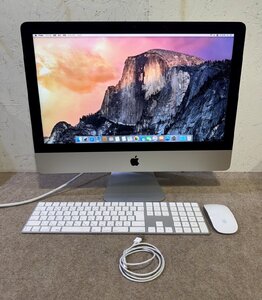 1円 現状品 Apple/アップル iMac 21.5インチ ME086J/A Late 2013 OS：X Yosemite/CPU：Core i5/メモリ：8GB/HDD：1TB/A1418 ①