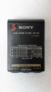 ● 動作未確認 ● SONY NF-C3 LINE NOISE FILTER ソニー　ラインノイズフィルター　日本製