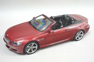 Kyosho 京商 1/18 BMW M6 カブリオレ コンバーチブル レッド 80430417423