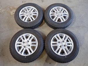 YS14622【送料無料145/80R13】タント スペーシア N-BOX モコ MRワゴン等 中古スタッドレス ■13×4J 100/4H ET43■1円スタート