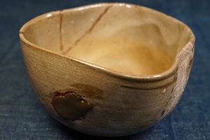 江戸時代 18世紀後半 唐津系の窯 木原 茶碗 金継ぎ Kintsugi モダンな骨董品