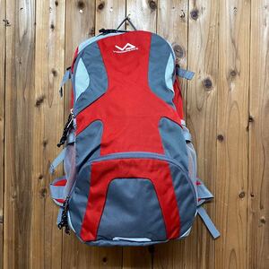 VISIONPEAKS ビジョンピークス アウトドアリュック バックパック 赤×グレー系 登山 リュックサック ナイロン